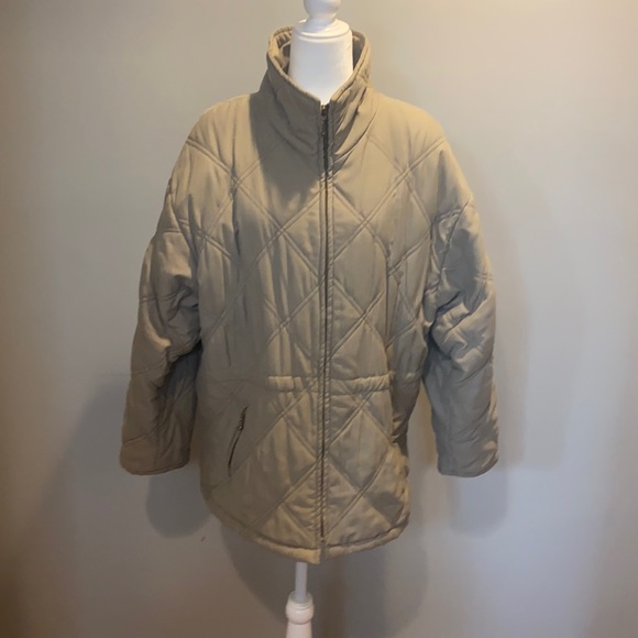 Preston & York Jackets & Blazers - 🌞 Preston & York quilted coat jacket front zip size L